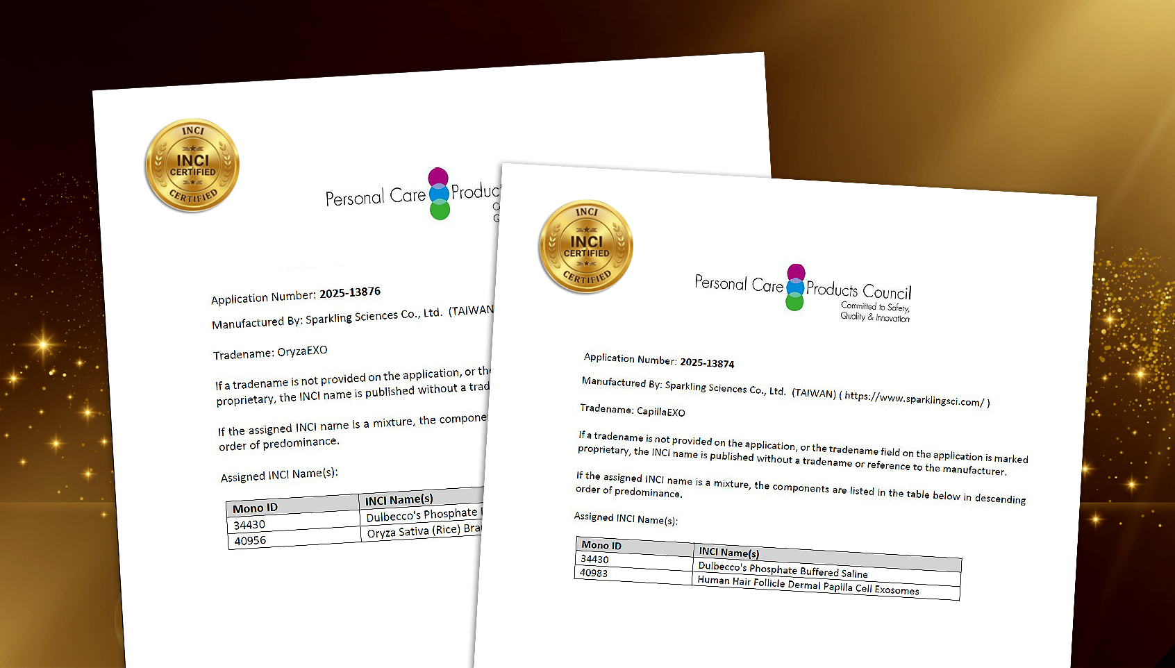 Subsidiary Sparkling Sciences Obtains International Certification